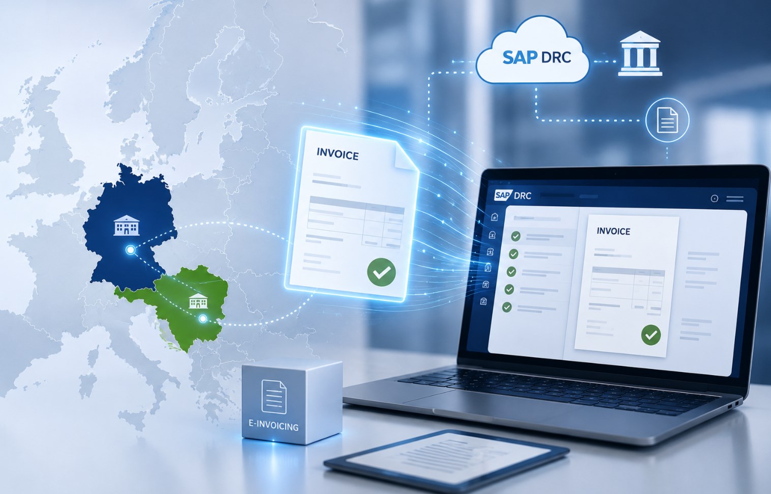 Mehrländerfähiges E-Invoicing in SAP DRC bei Nutzung von Werke im Ausland (WIA)
